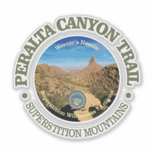 Sticker Piste du canyon de Peralta