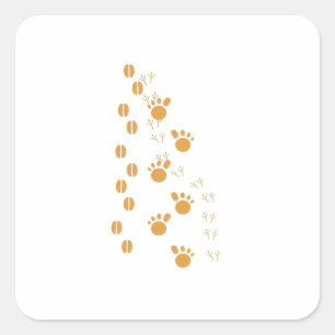 Sticker Pistes Brown pour animaux