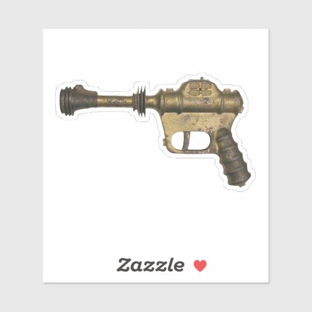 Sticker Pistol désintégrateur de Buck Roger (Feuille)