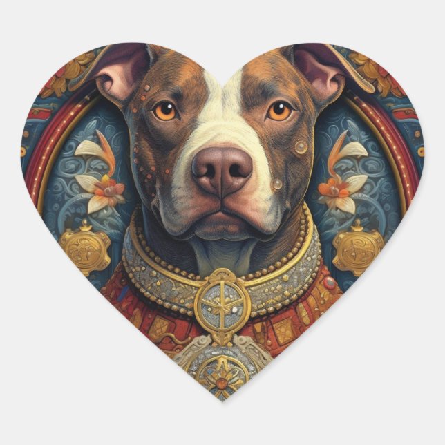 Sticker Pitbull " Pittie " (Devant)