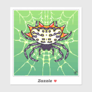 Sticker Pixel crabe araignée