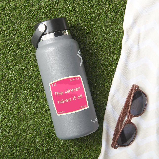 Sticker  Pixel Rétro  (HydroFlask Insitu)