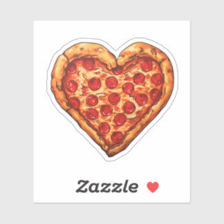 Sticker pizza cardiaque