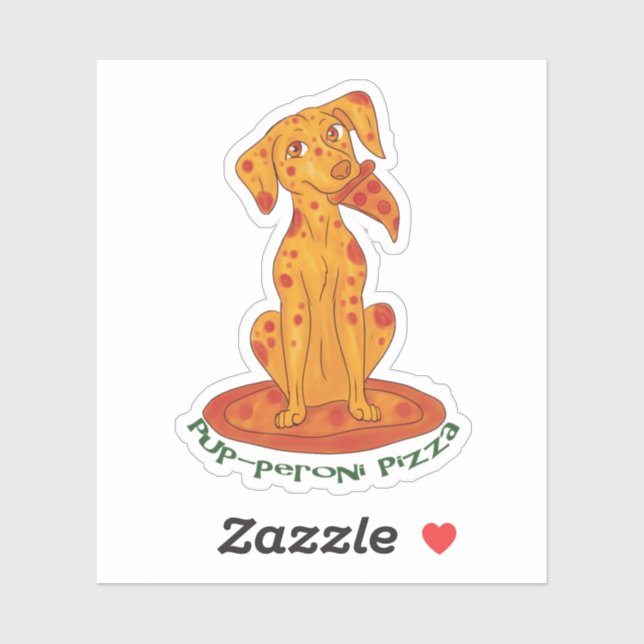 Sticker Pizza Puppy (Feuille)