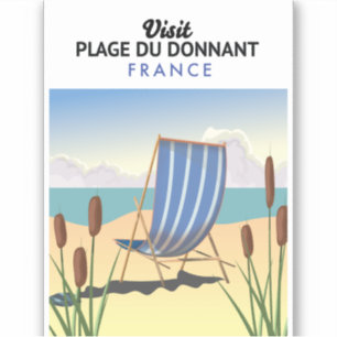 Sticker Plage du Donnant France