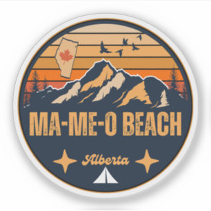 Sticker Plage Ma-Me-O, Alberta