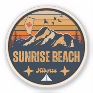Sticker Plage Sunrise, Alberta