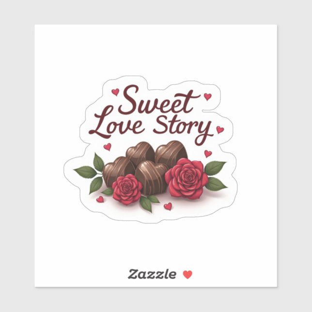 Sticker Plaisir romantique (Feuille)