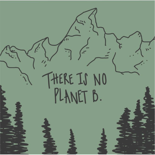 Sticker Planet B (Devant)