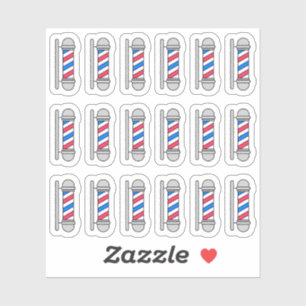 Sticker Planificateur de coupe de cheveux du salon de coif