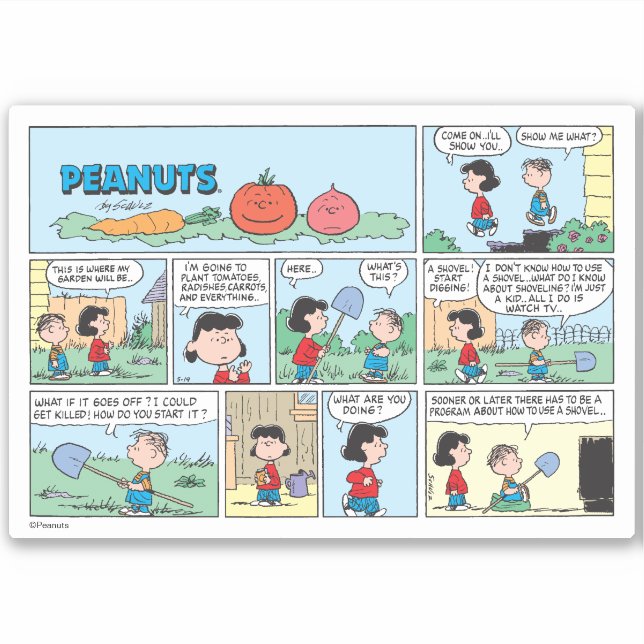 Sticker Planter Un Jardin Végétal (Devant)