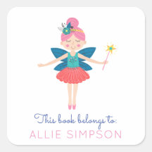 Sticker plaque de fée