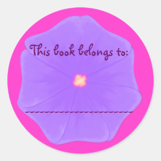 Sticker Plaque Livre (Lilac Pansy)