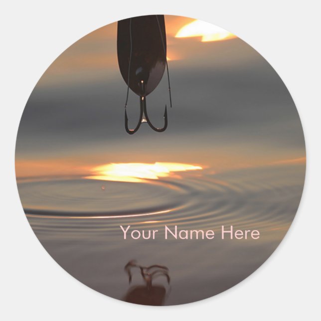 Sticker plaque Sunset Lure (Devant)