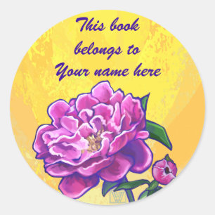 Sticker Plate-forme Pink Peony