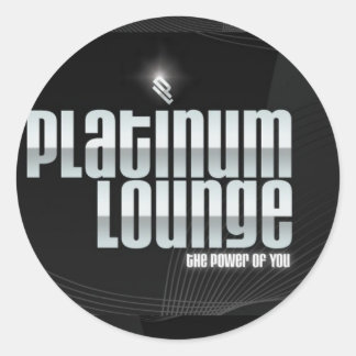 Sticker Platinum Lounge (noir)