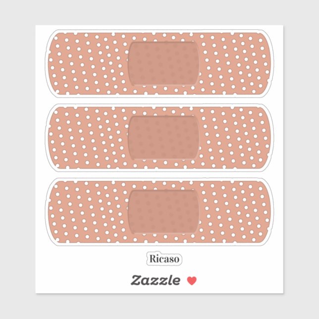 Sticker Plâtre Stick À Tranche Ouch (Feuille)