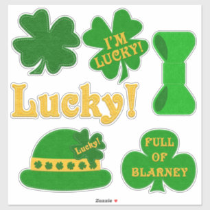 Sticker Plein de Blarney !   Saint Patrick's Day