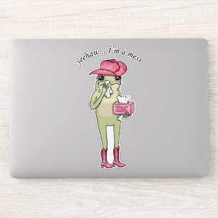 Sticker Pleurer sur des personnages fictifs Grenouille tri