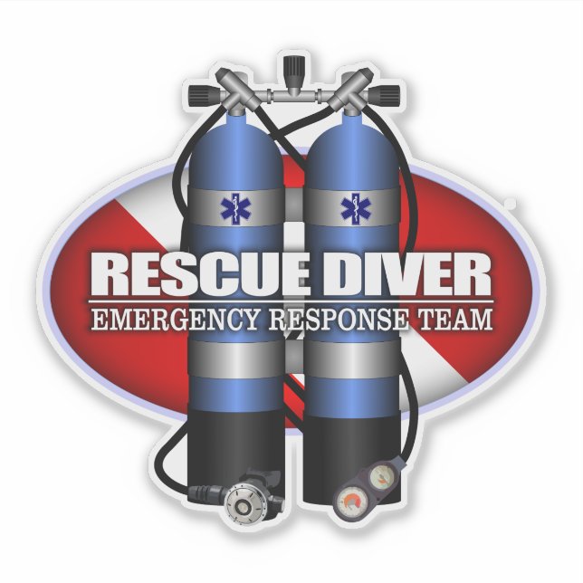 Sticker Plongeur de secours (ST) (Devant)