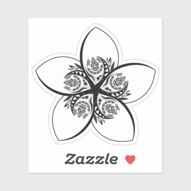 Sticker plumérie (Feuille)