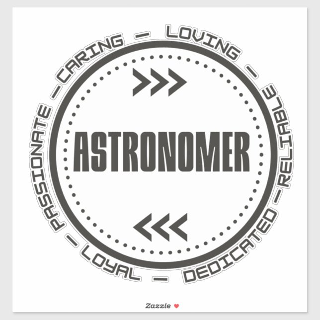Sticker Plus grand astronome (Feuille)