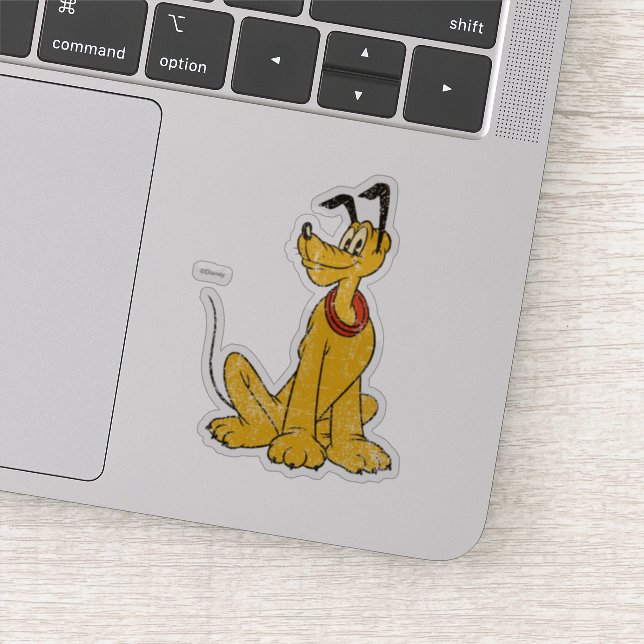 Sticker Pluto | Vintage et dévêtu (Détail)