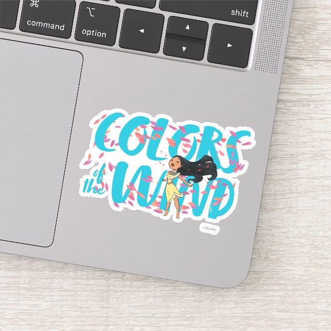 Sticker Pocahontas | Couleurs du vent (Détail)