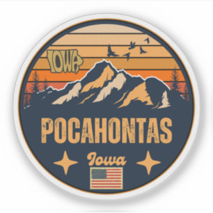 Sticker Pocahontas, Iowa