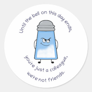 Sticker Poem Salty Couplet "Pas d'amis"