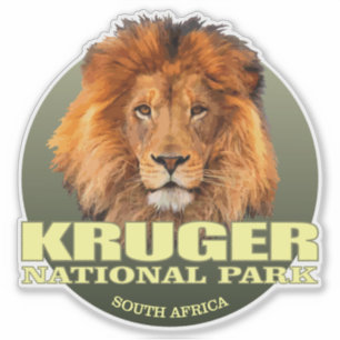 Sticker POIDS de Kruger NP (lion)