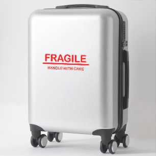 Sticker Poignée fragile avec soin