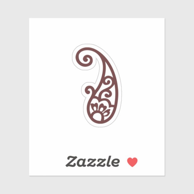 Sticker Point rouge (Feuille)