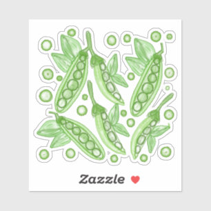 Sticker Pois de légumes