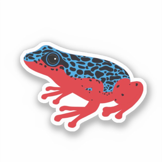 Sticker Poison grenouille (Recto)