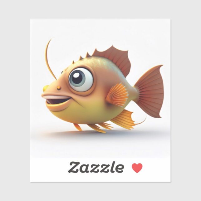 Sticker Poisson  (Feuille)