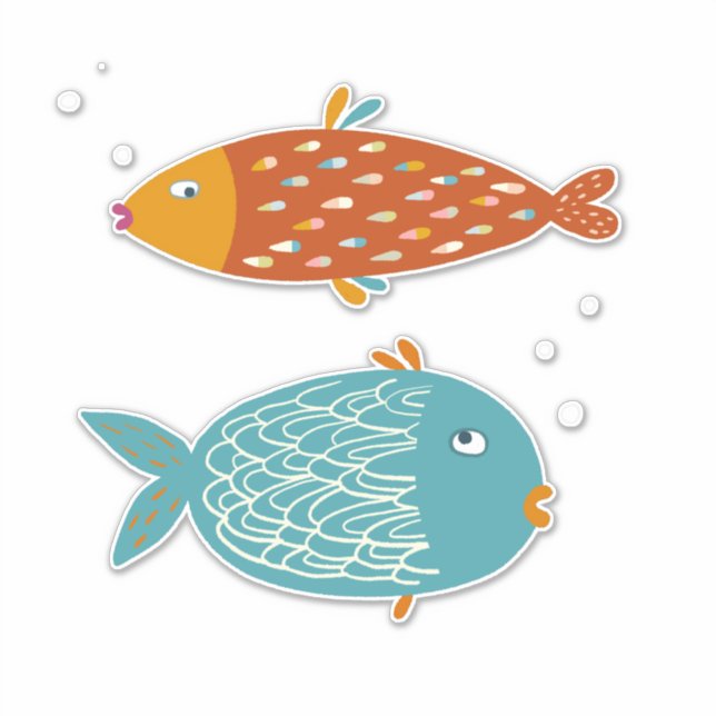 Sticker Poisson Sarcastique (Devant)