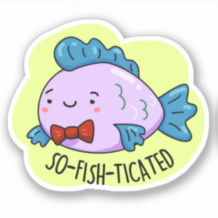 Sticker Poisson Sophistiqué Sophistiqué