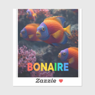 Sticker Poissons de récif à bonaire