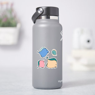 Sticker Poissons Whimsical