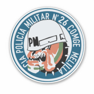 STICKER POLICIA MILITAR