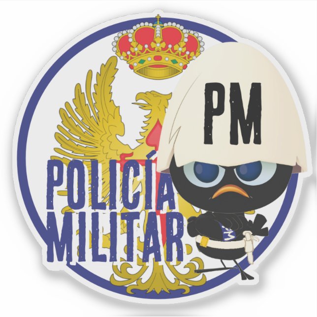 STICKER POLICÍA MILITAR (Devant)