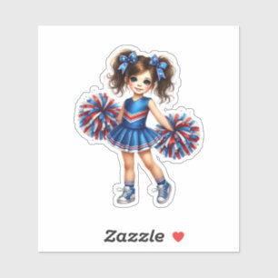 Sticker Pom-pom girl