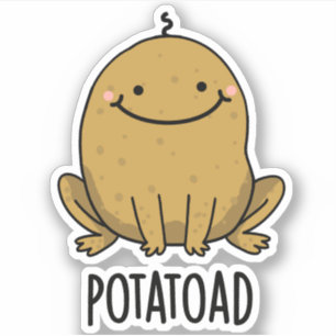 Sticker Pomme de terre amusant pomme de terre tourte