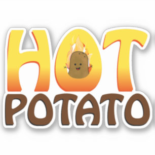Sticker Pomme de terre chaude