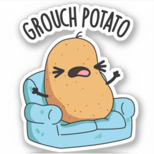 Sticker Pomme de terre de Groupement Fantaisie Veggie Puns