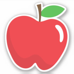 Sticker Pomme rouge