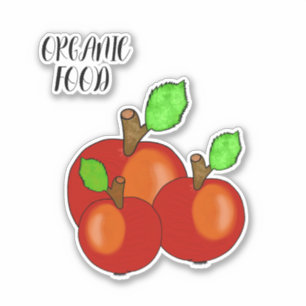 Sticker Pommes rouges