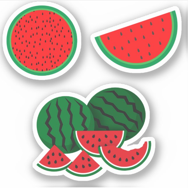 Sticker Ponts de pastèque (Devant)