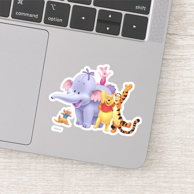 Sticker Pooh et amis 4 (Détail)